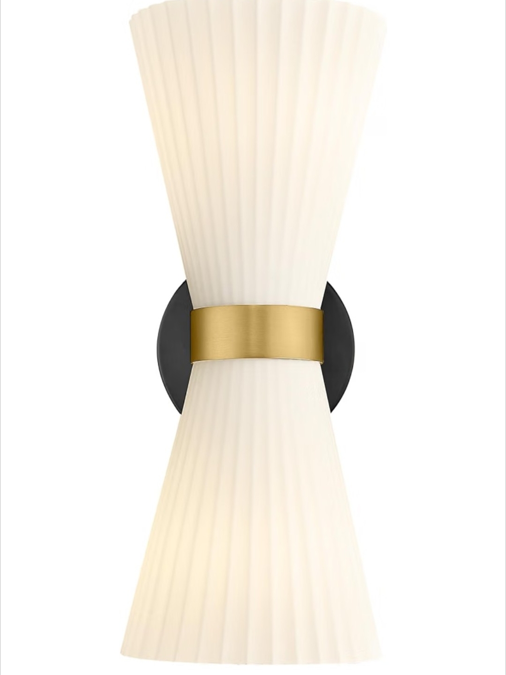 Ivory Gold Black Decorative Bathroom Wall Sconce